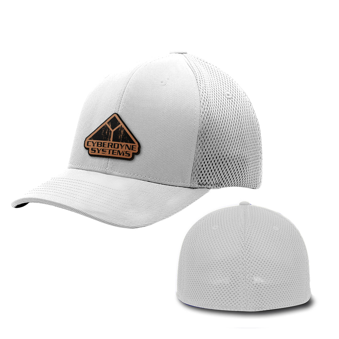Cyberdyne Systems Leather Patch Hats - BustedTees.com