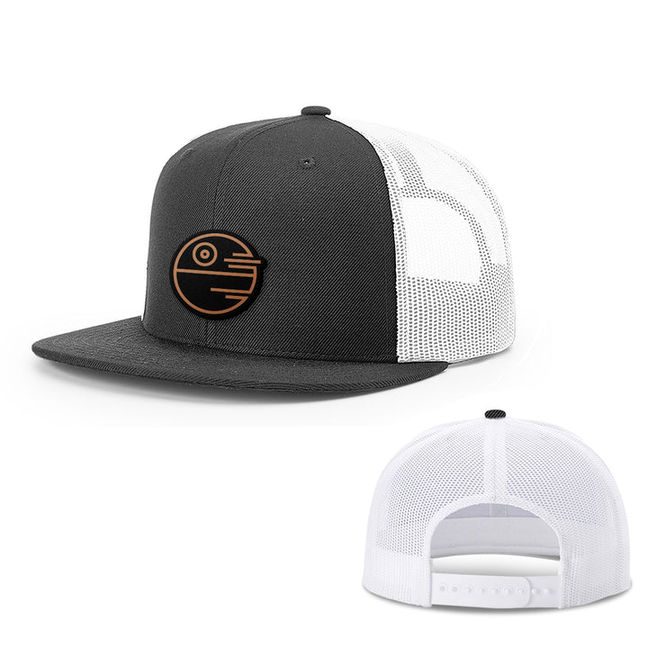 Death Star Leather Patch Hats - BustedTees.com