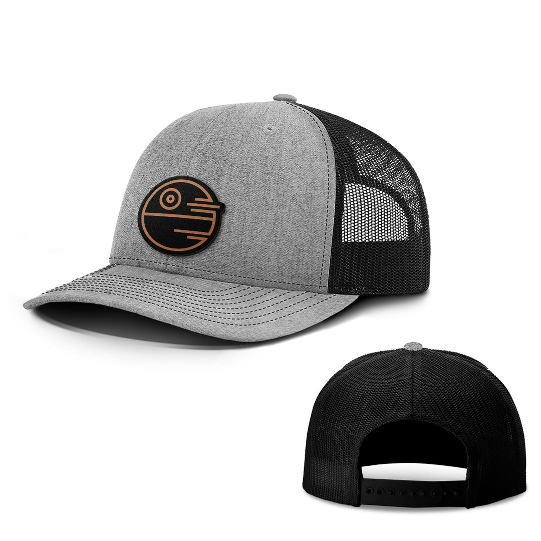 Death Star Leather Patch Hats - BustedTees.com