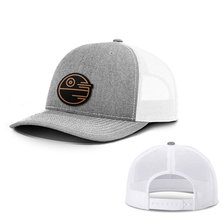 Death Star Leather Patch Hats - BustedTees.com