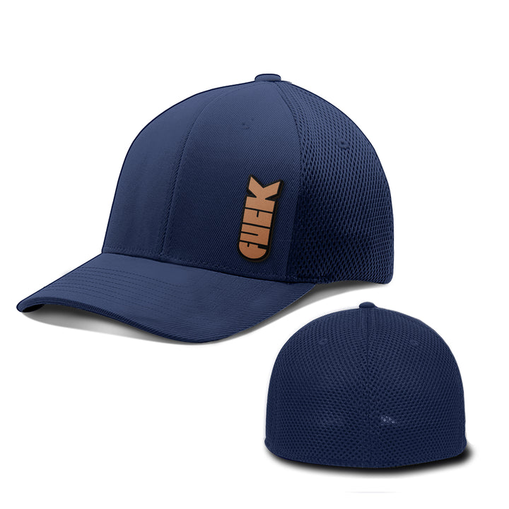 F Bomb Leather Patch Hats - BustedTees.com
