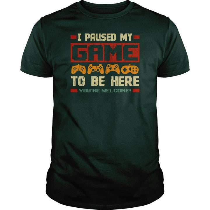 I Paused my Game - BustedTees.com