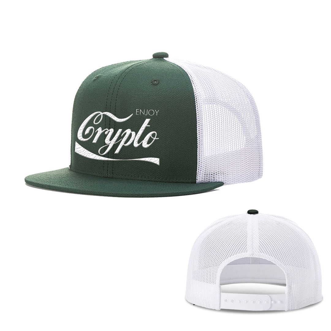 Enjoy Crypto Hats - BustedTees.com