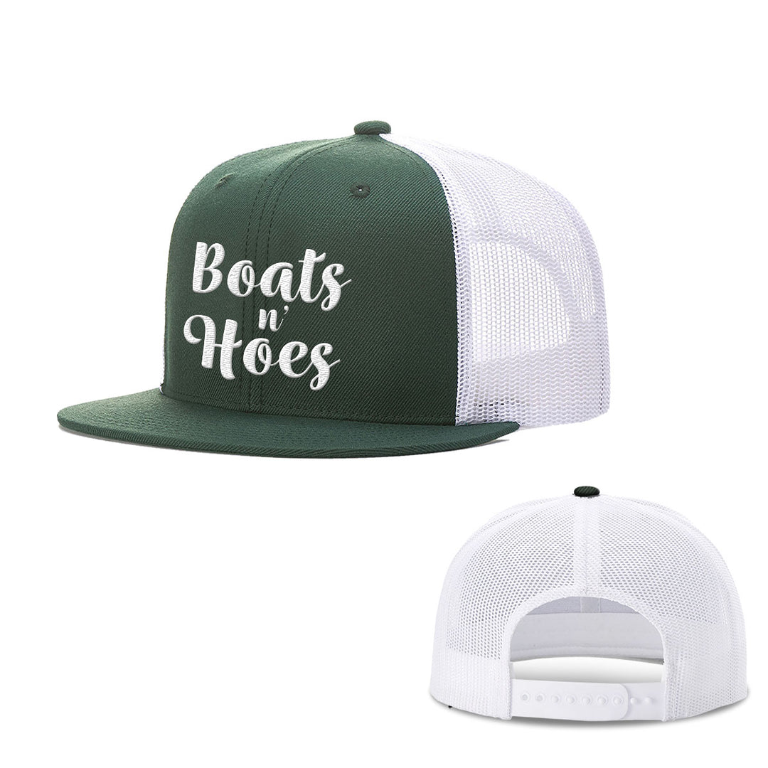Boats n Hoes Hats - BustedTees.com