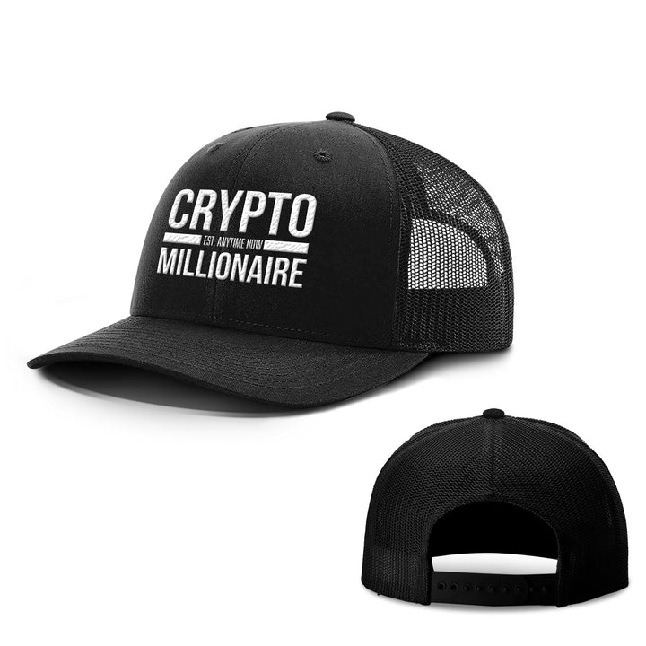 Crypto Millionaire Hats - BustedTees.com