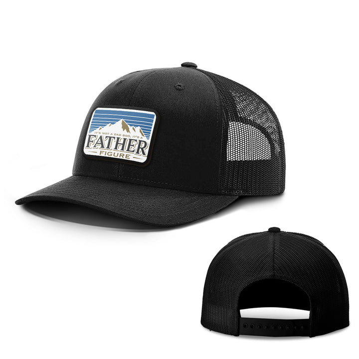 Dad Bod Father Figure Patch Hats - BustedTees.com