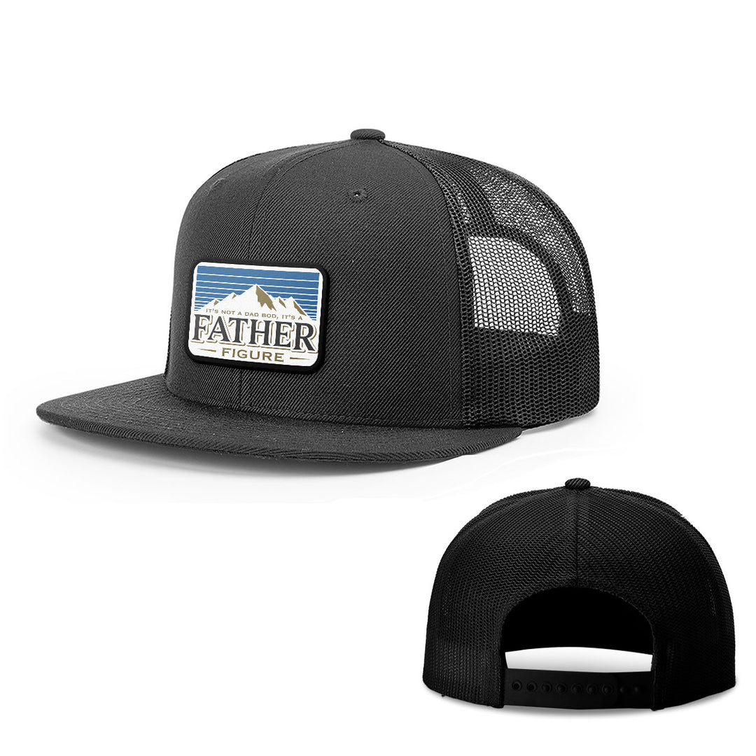 Dad Bod Father Figure Patch Hats - BustedTees.com