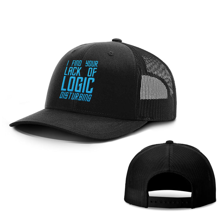 I Find Your Lack of Logic Disturbing Hats - BustedTees.com