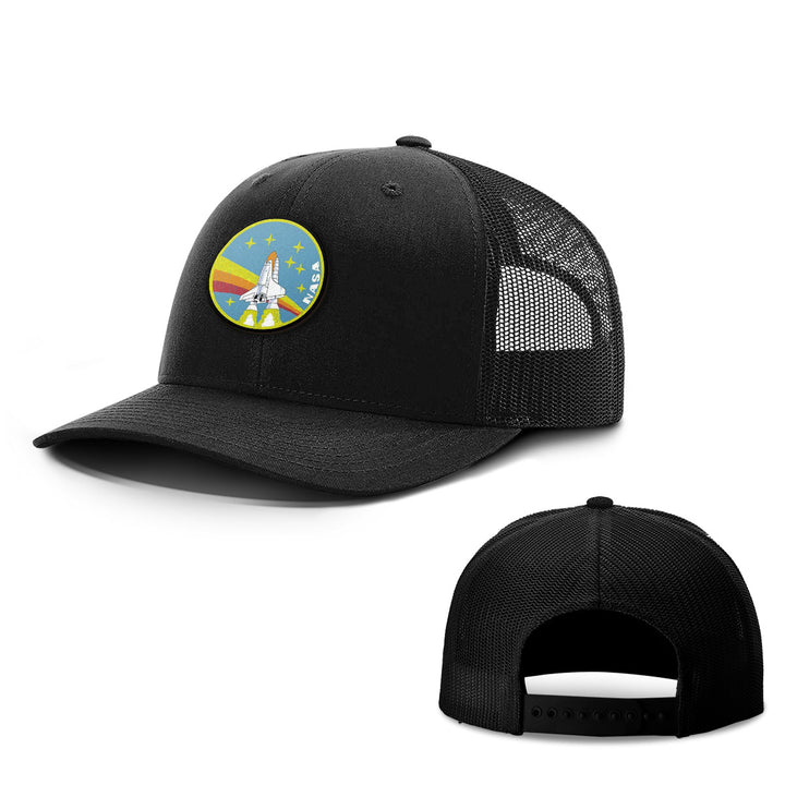 NASA Vintage Patch Hats - BustedTees.com
