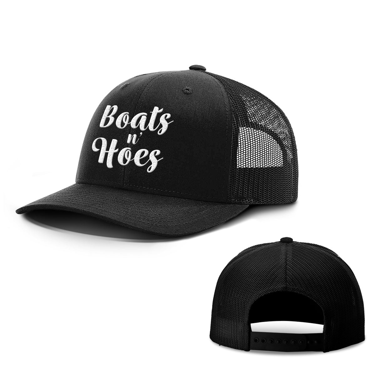 Boats n Hoes Hats - BustedTees.com