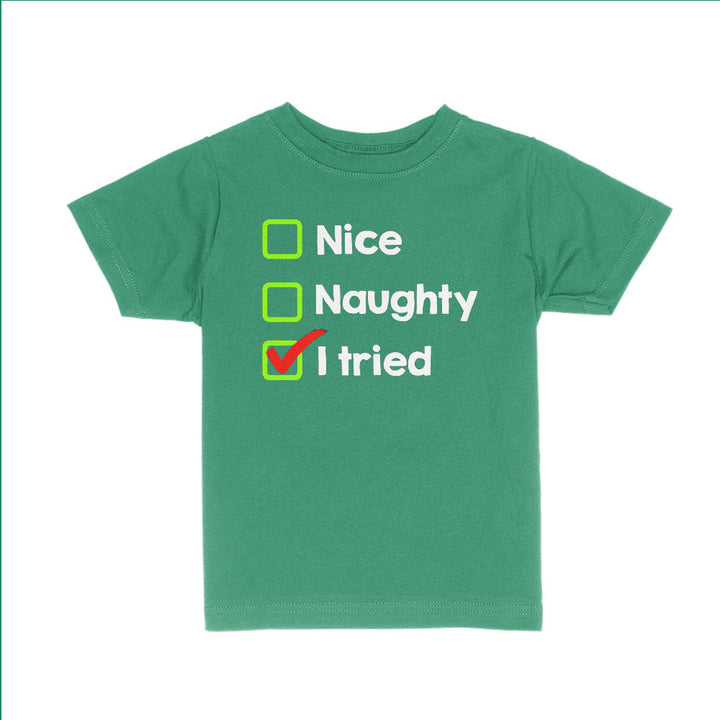 Christmas Effort Kids Shirt - BustedTees.com