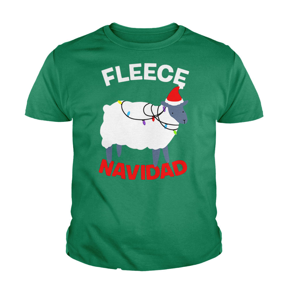 Fleece Navidad Kids Shirt - BustedTees.com
