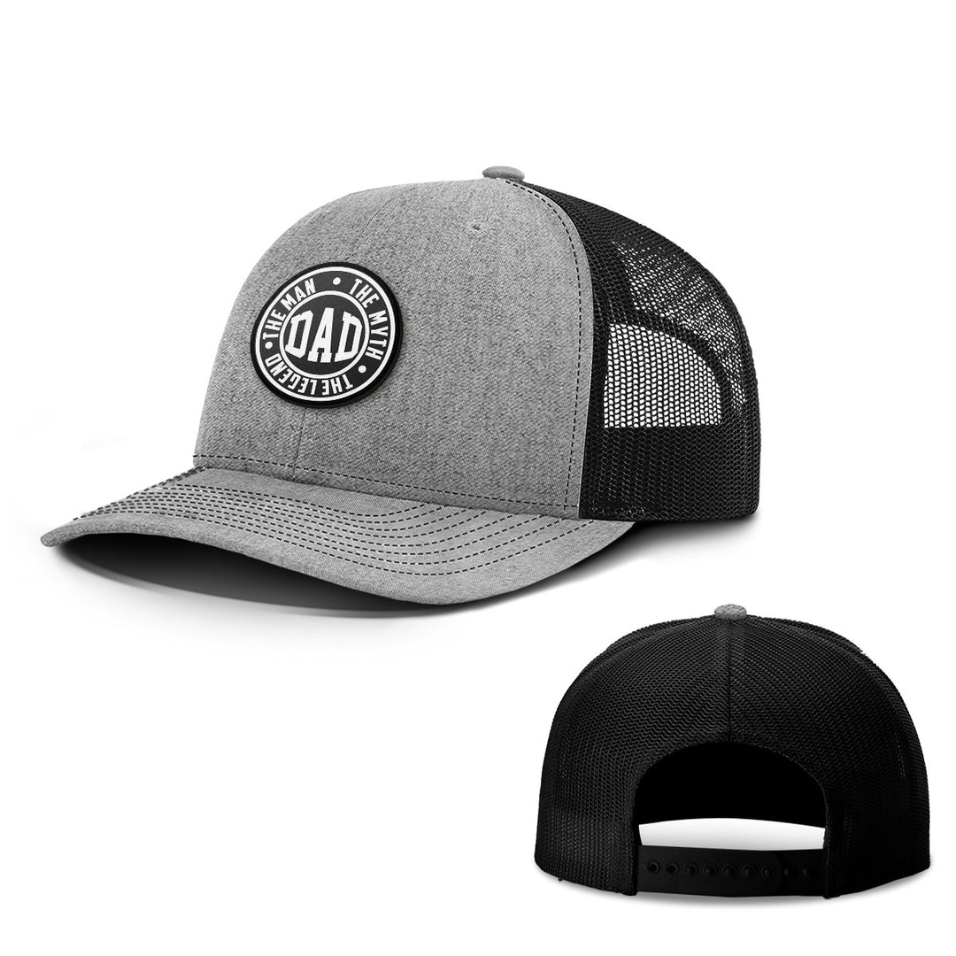 Daddy The Man The Myth Patch Hats - BustedTees.com