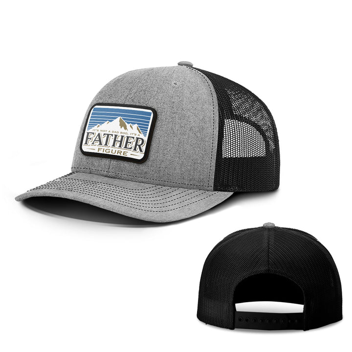 Dad Bod Father Figure Patch Hats - BustedTees.com