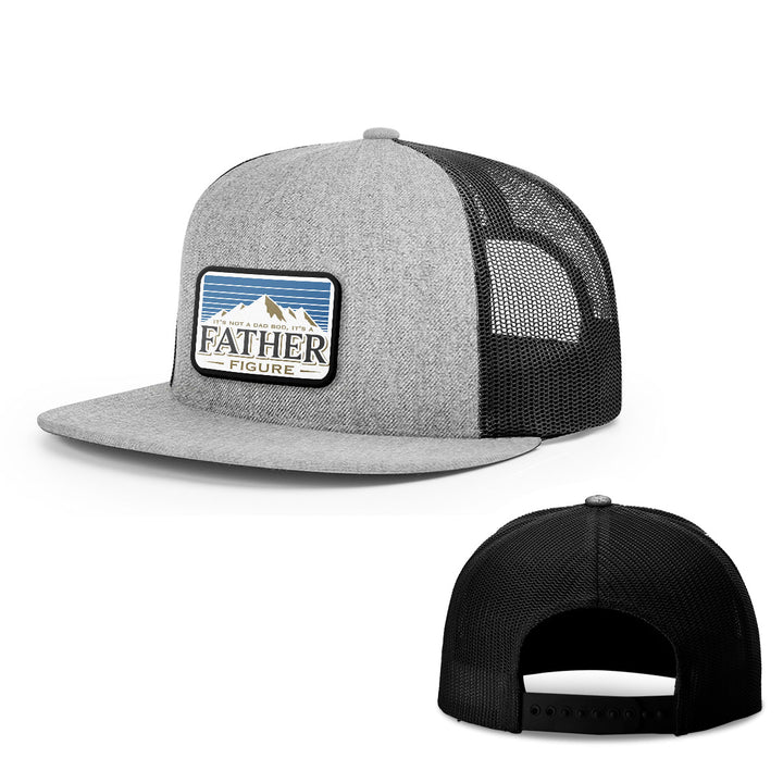 Dad Bod Father Figure Patch Hats - BustedTees.com