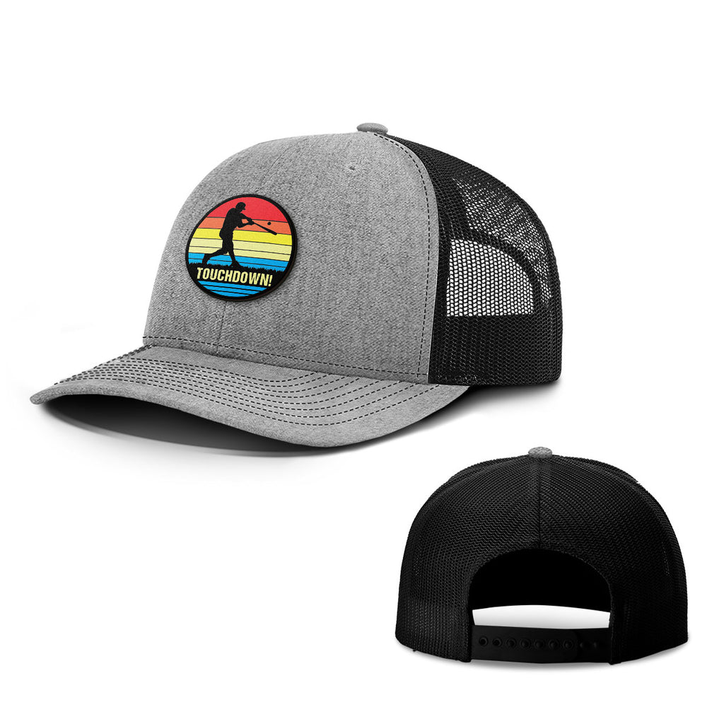 Touchdown Baseball Patch Hats - BustedTees.com