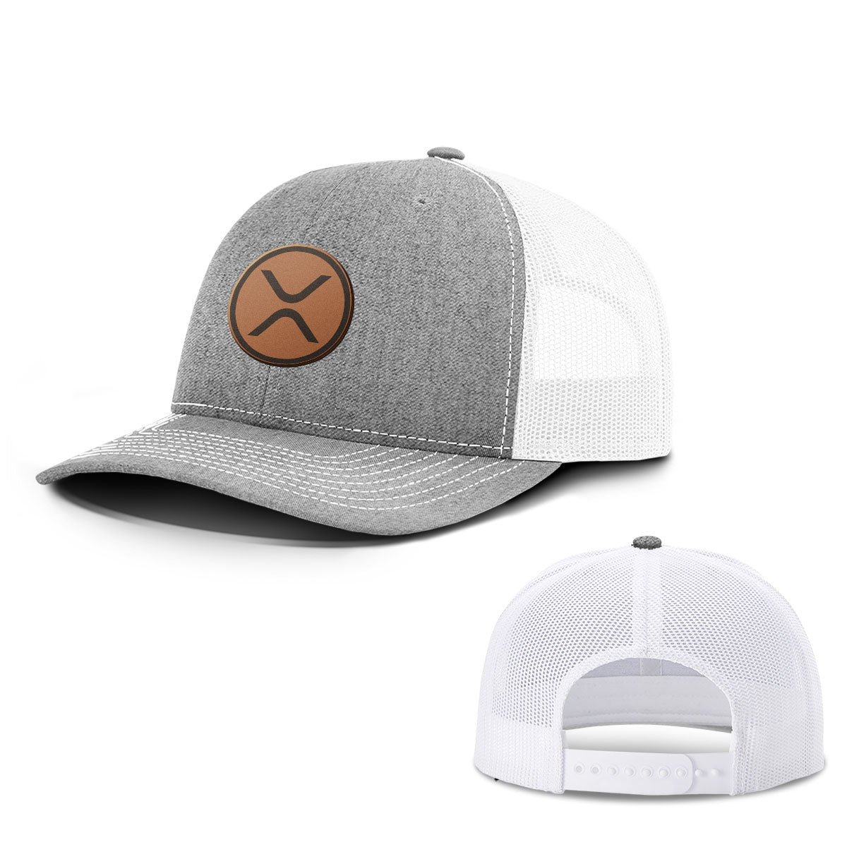 XRP Leather Patch Hats - BustedTees.com