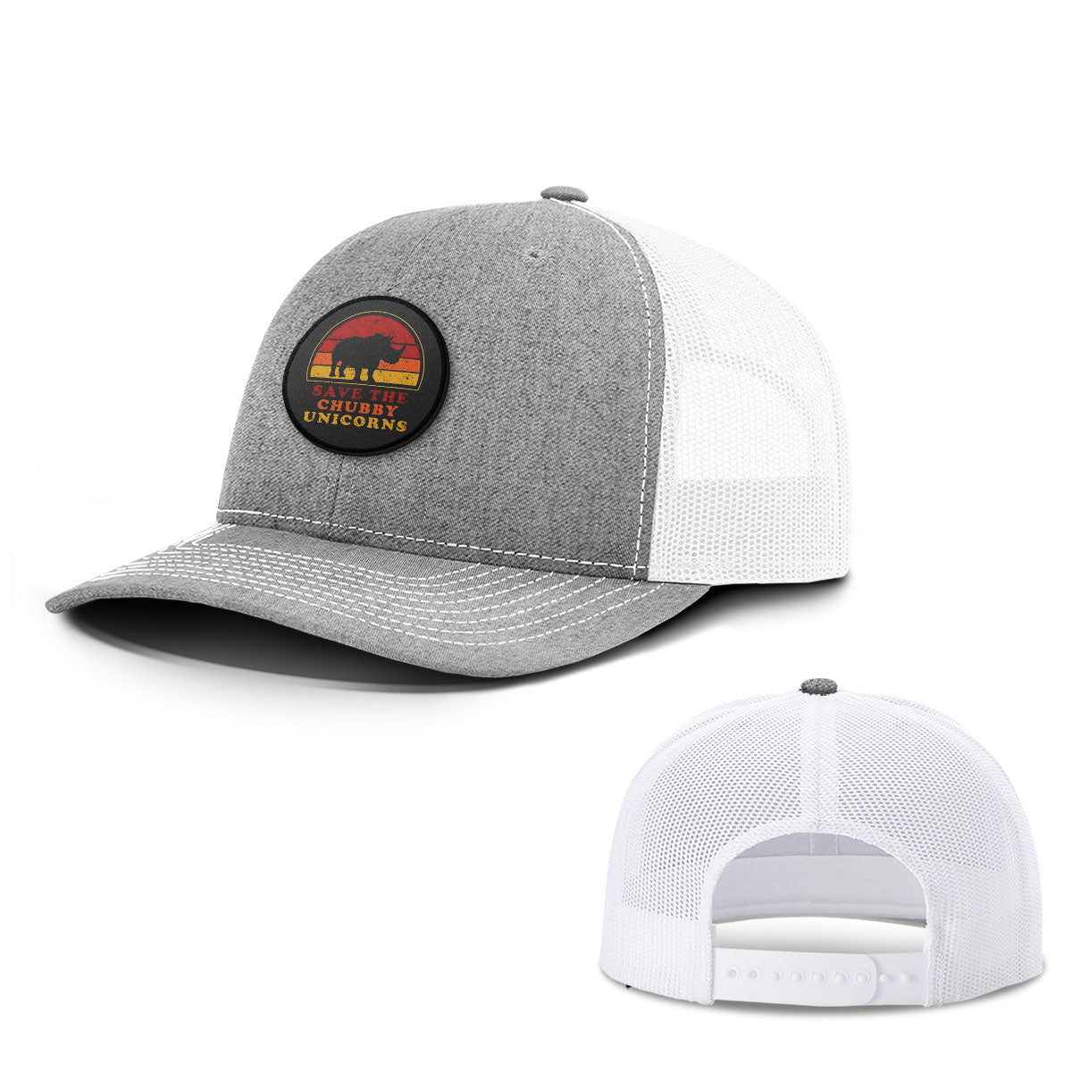Save the Chubby Unicorns Patch Hats - BustedTees.com