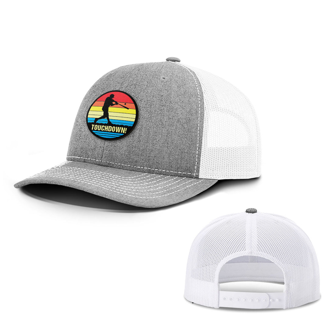 Touchdown Baseball Patch Hats - BustedTees.com