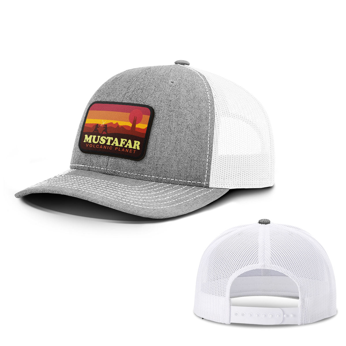 Mustafar Volcanic Planet Patch Hats - BustedTees.com