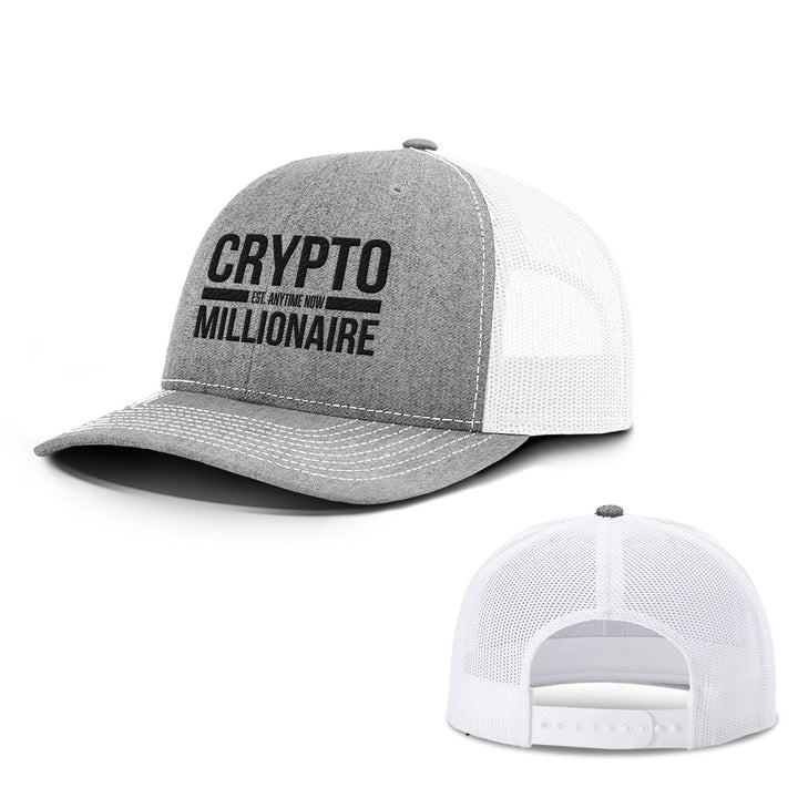 Crypto Millionaire Hats - BustedTees.com