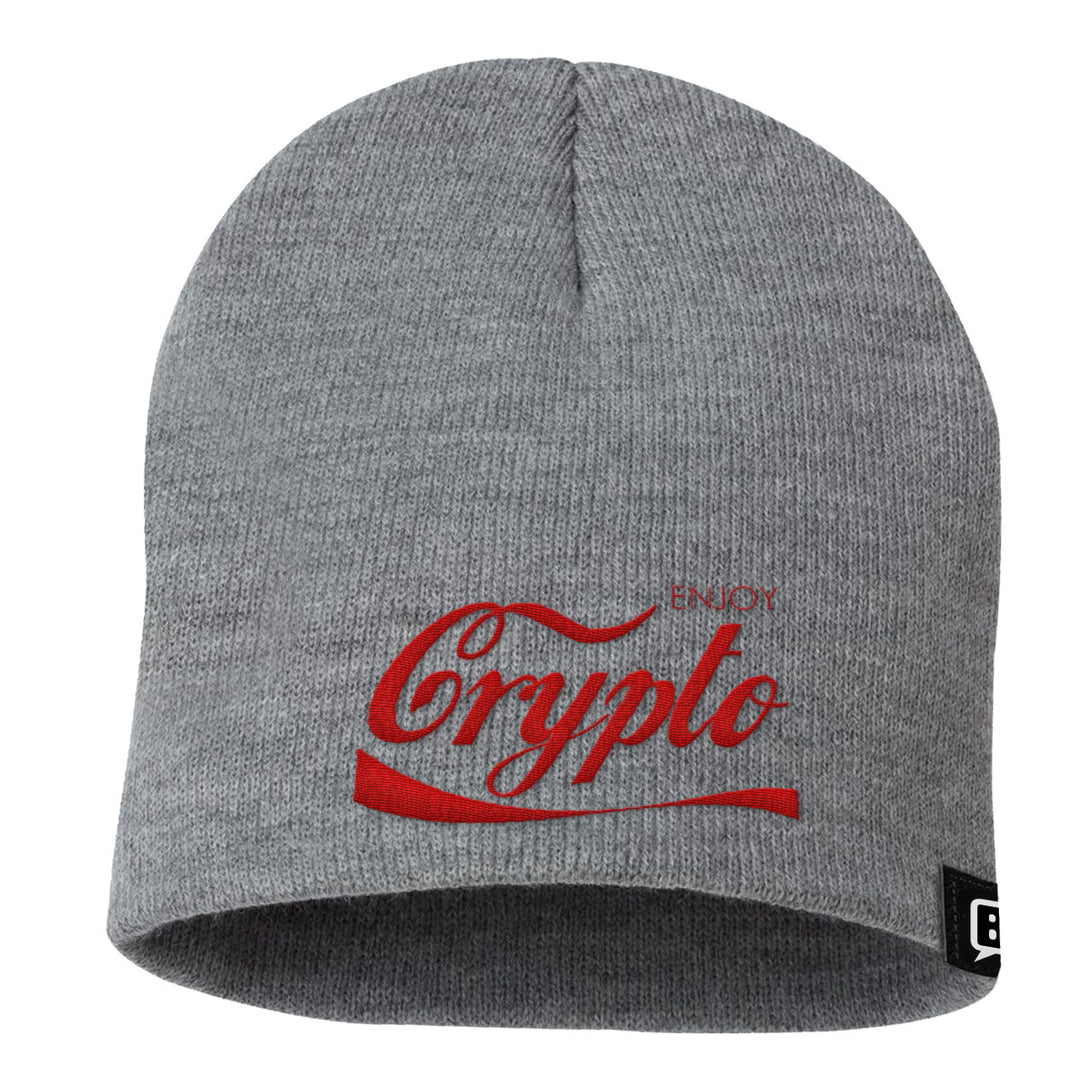 Enjoy Crypto Beanies - BustedTees.com