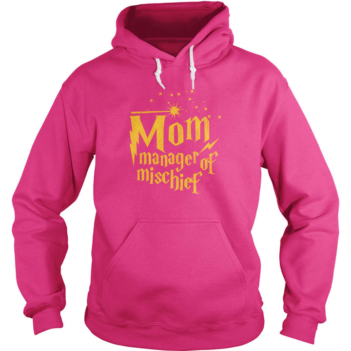 Mom Manager Of Mischief Hoodie