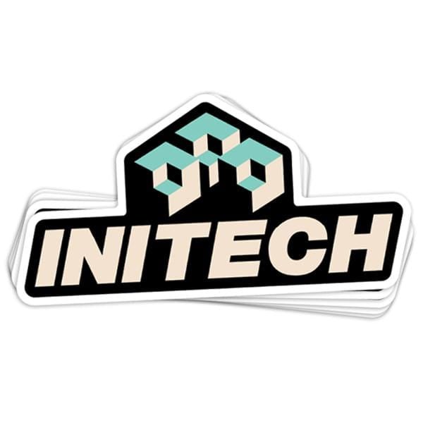 Initech Sticker Initech Vinyl Sticker – BustedTees.com