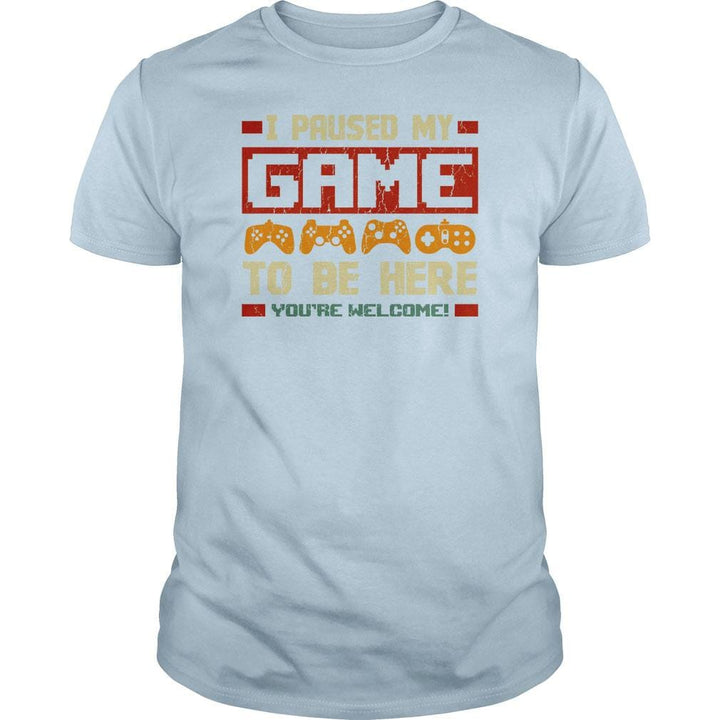 I Paused my Game - BustedTees.com