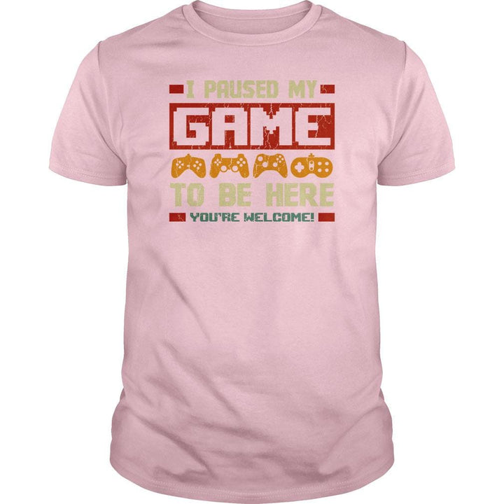 I Paused my Game - BustedTees.com