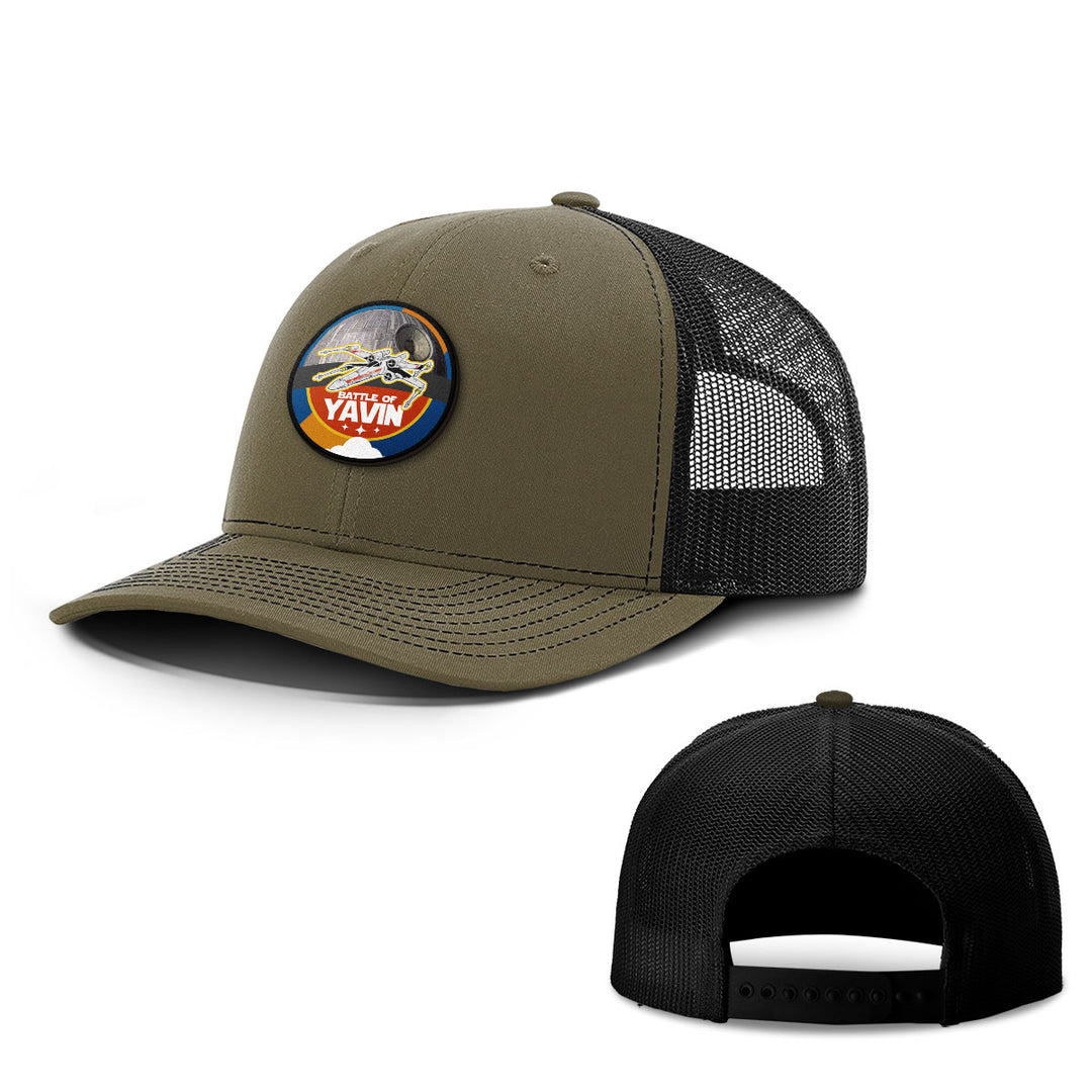 Battle of Yavin Patch Hats - BustedTees.com