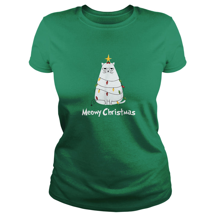 Meow Christmas - BustedTees.com