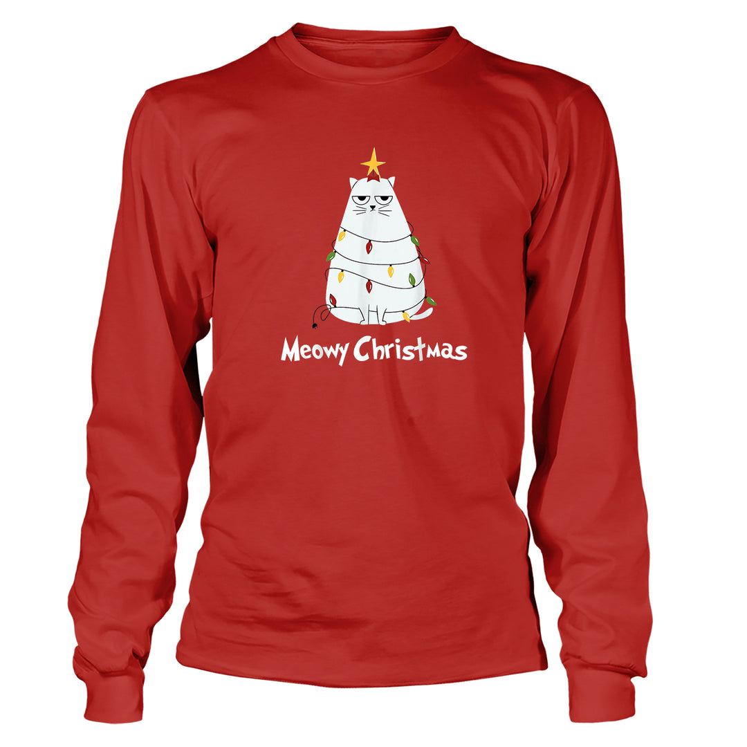 Meow Christmas - BustedTees.com