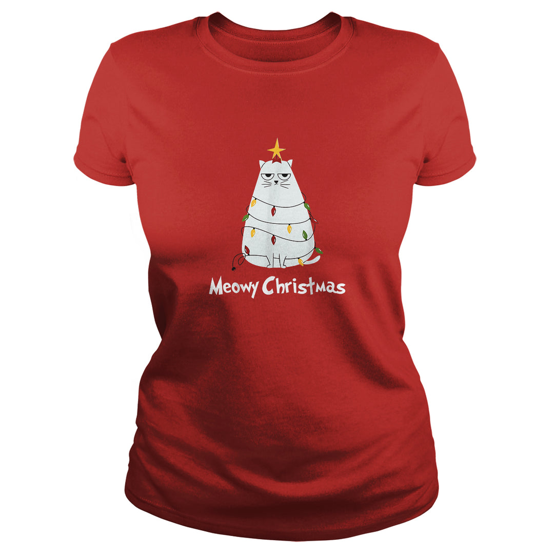 Meow Christmas - BustedTees.com
