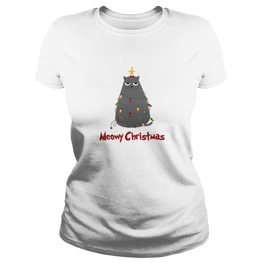 Meow Christmas - BustedTees.com