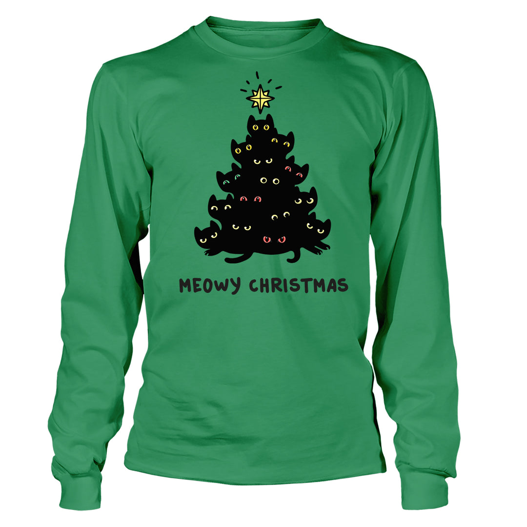 Meowy Christmas Tree - BustedTees.com