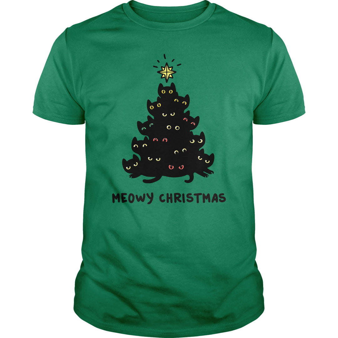 Meowy Christmas Tree - BustedTees.com
