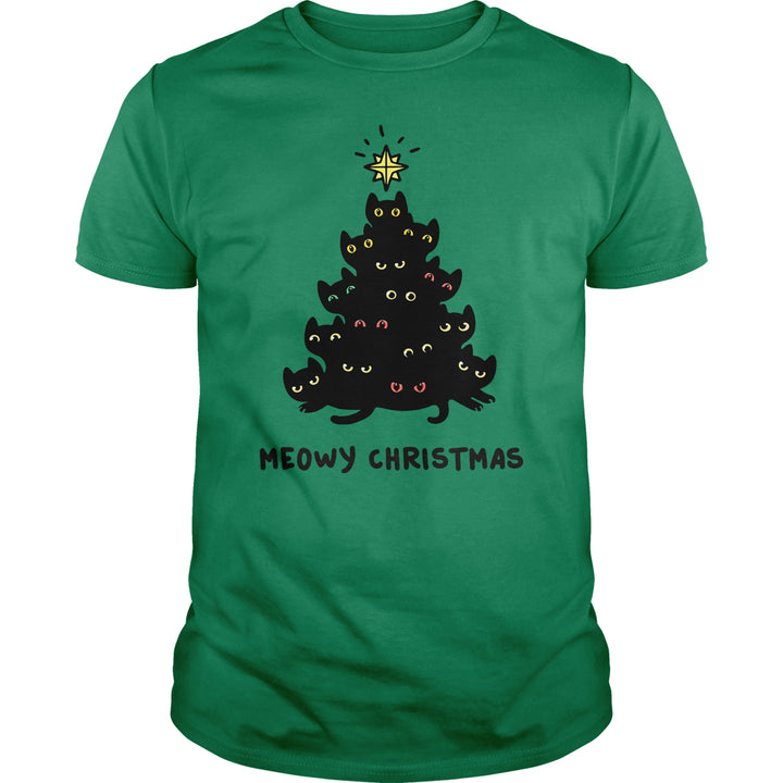 Meowy Christmas Tree - BustedTees.com