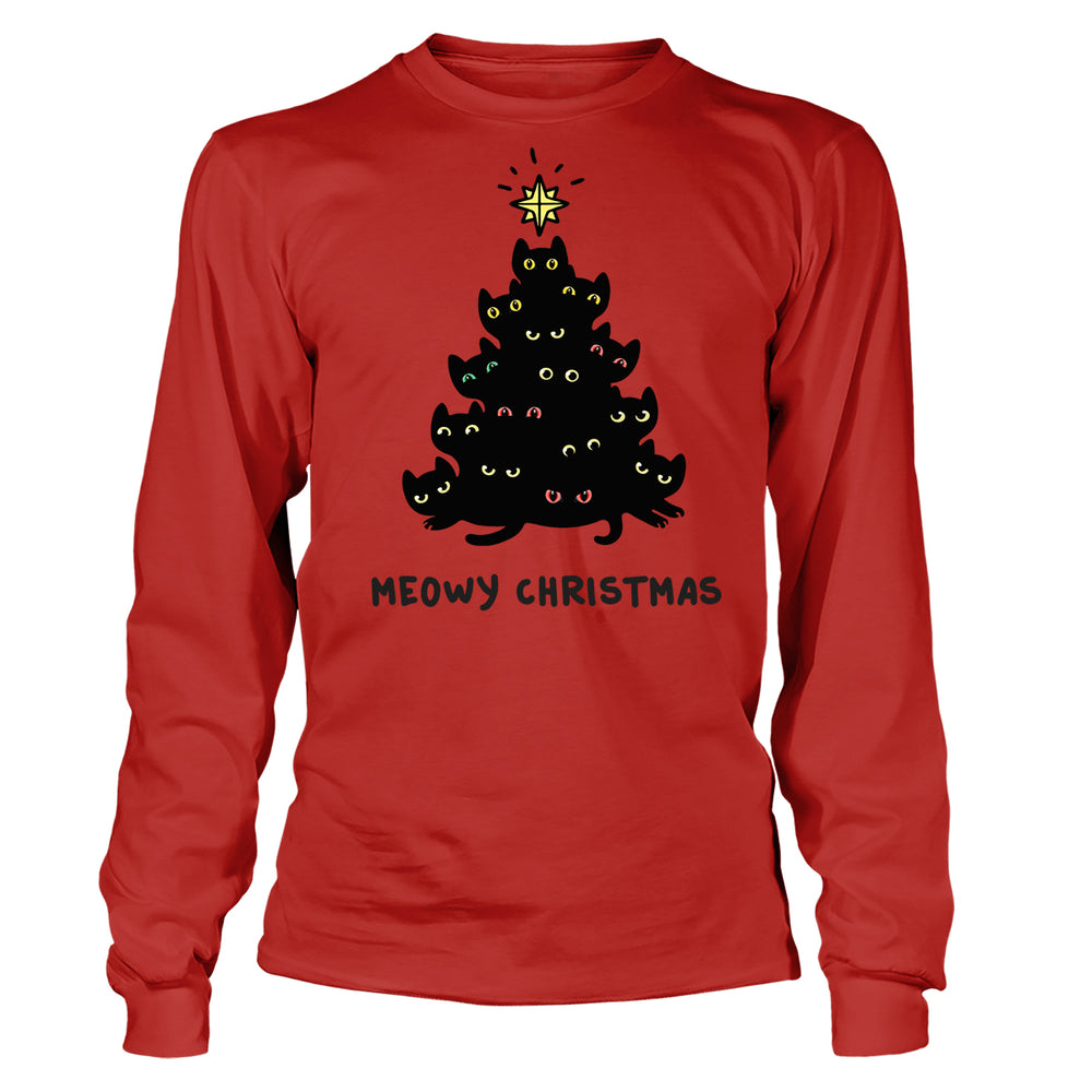 Meowy Christmas Tree - BustedTees.com