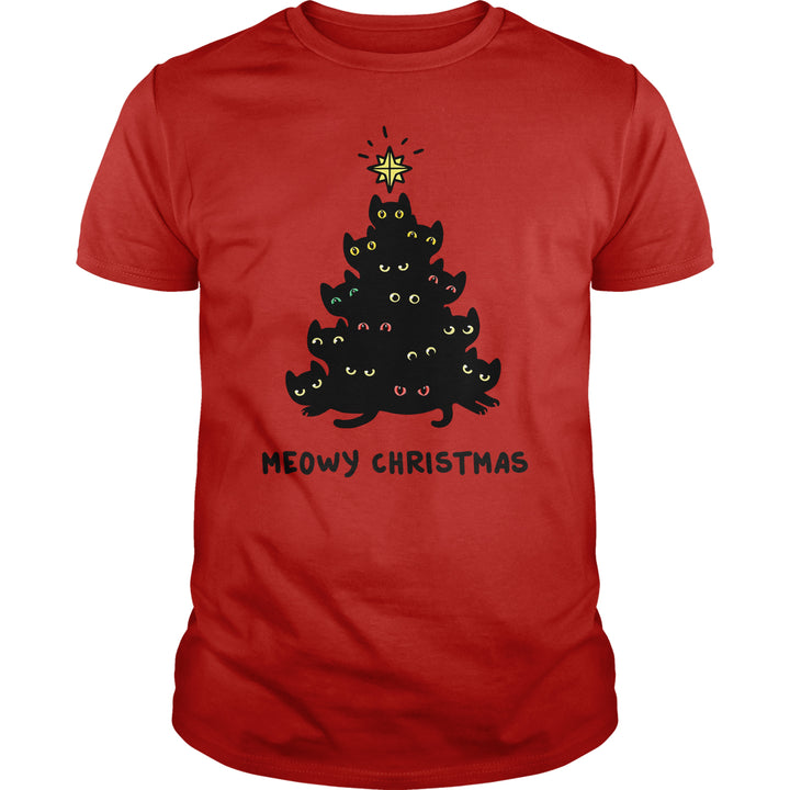 Meowy Christmas Tree - BustedTees.com
