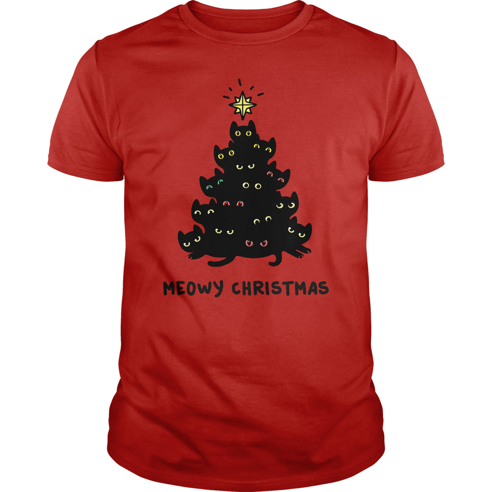 Meowy Christmas Tree - BustedTees.com