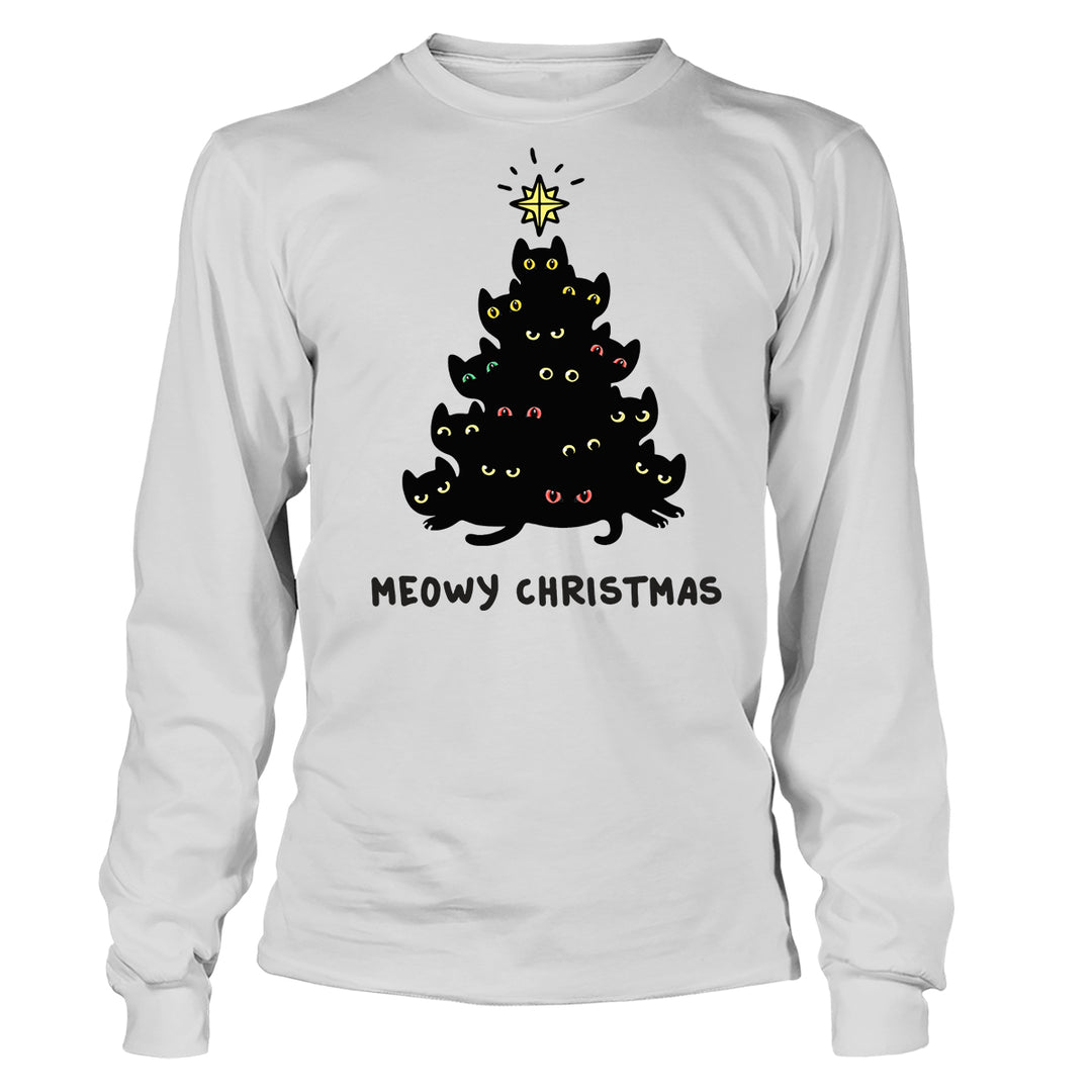Meowy Christmas Tree - BustedTees.com
