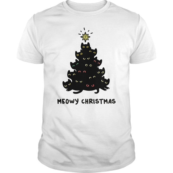Meowy Christmas Tree - BustedTees.com