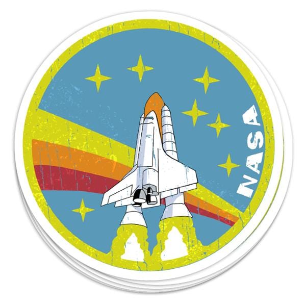 NASA Vintage Vinyl Sticker - BustedTees.com