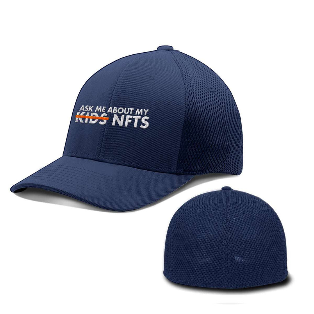 Ask Me About My NFTs Hats - BustedTees.com