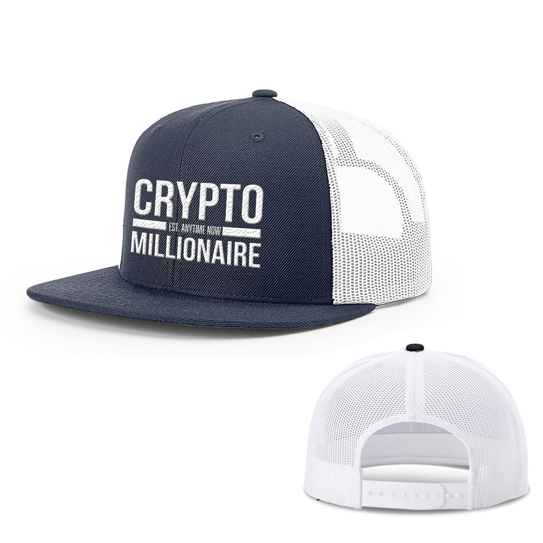 Crypto Millionaire Hats - BustedTees.com