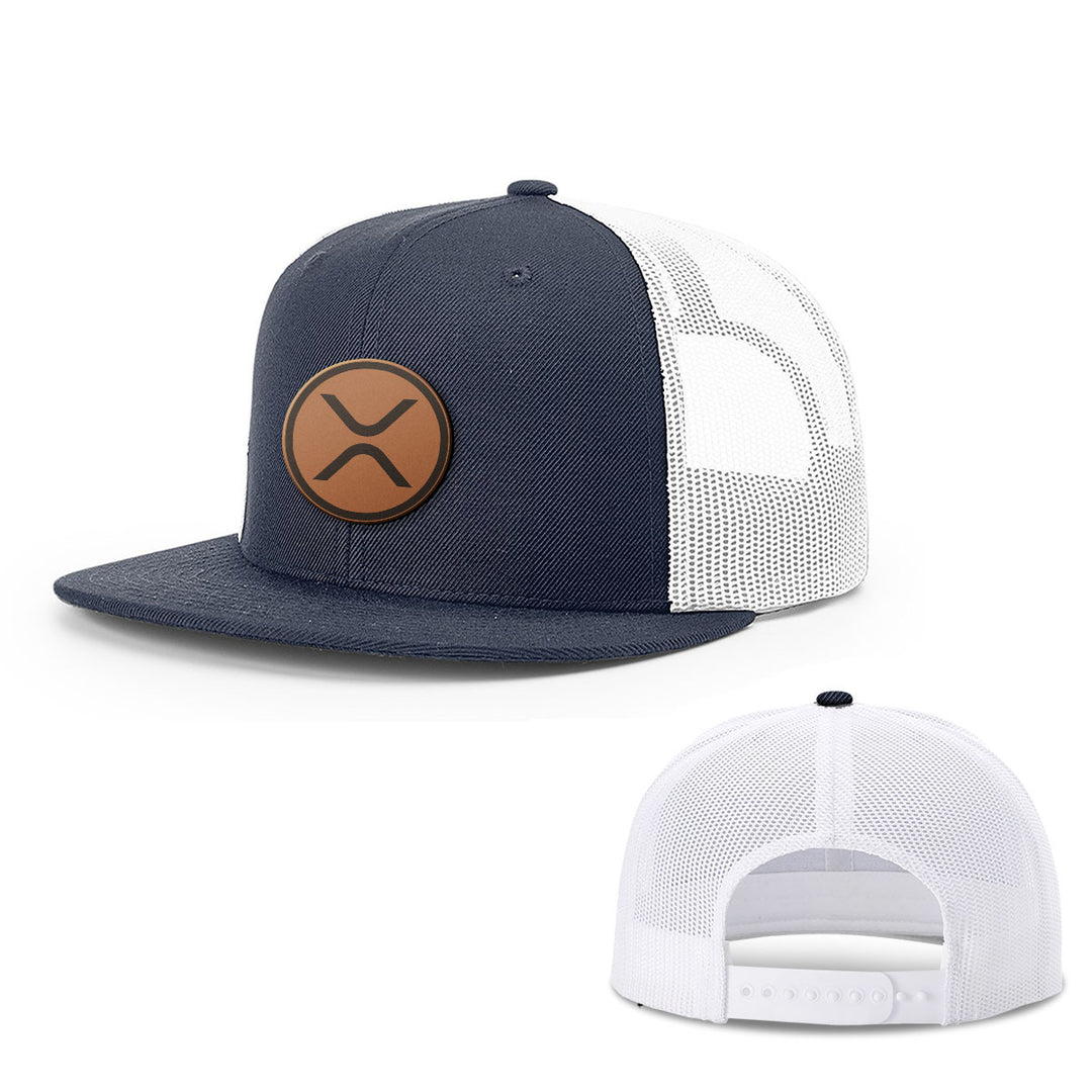 XRP Leather Patch Hats - BustedTees.com