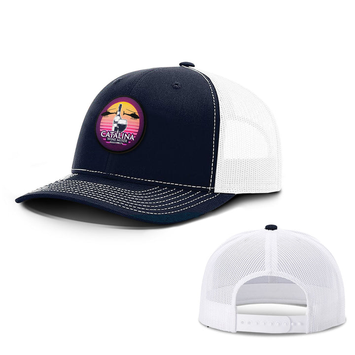 Catalina Wine Mixer Patch Hats - BustedTees.com