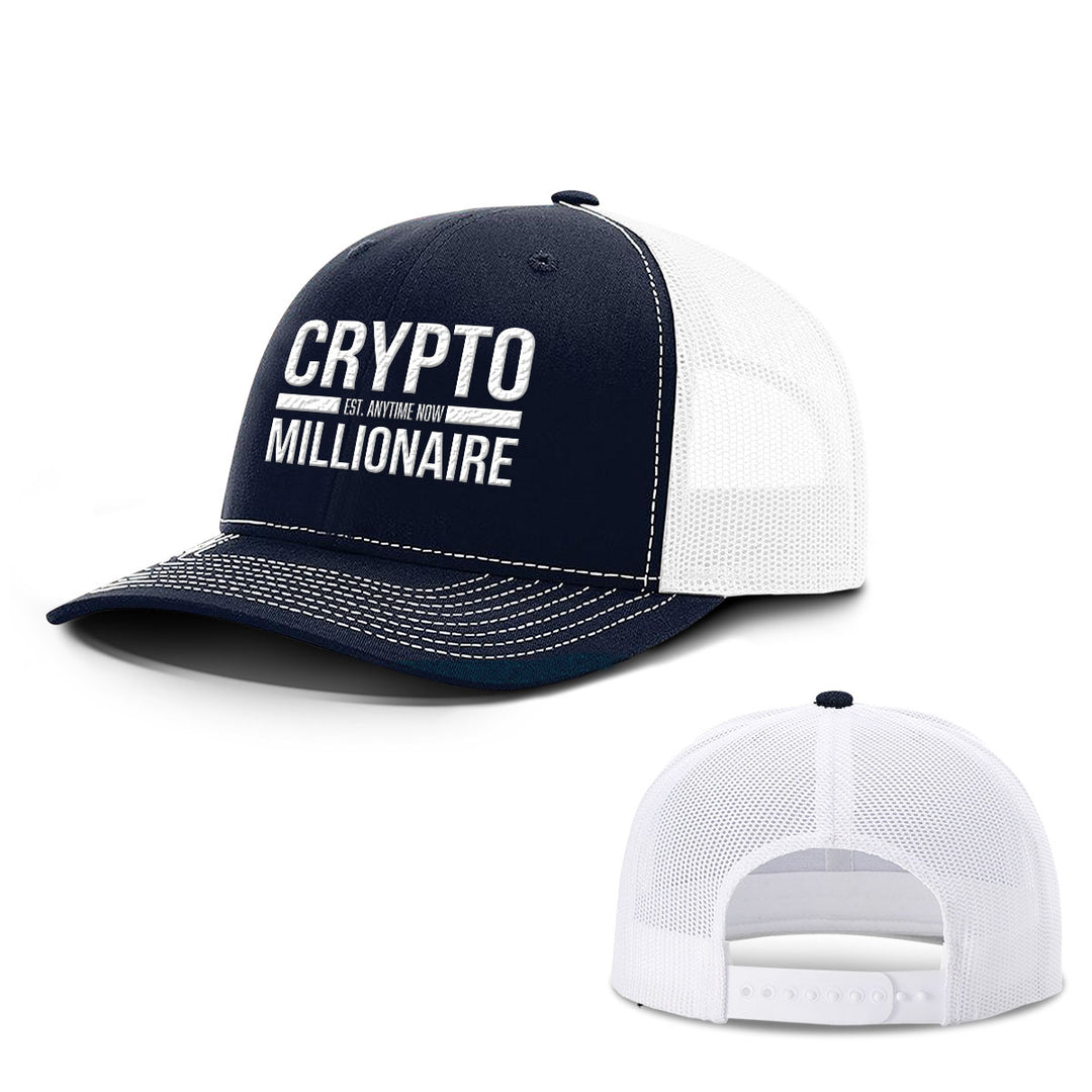 Crypto Millionaire Hats - BustedTees.com
