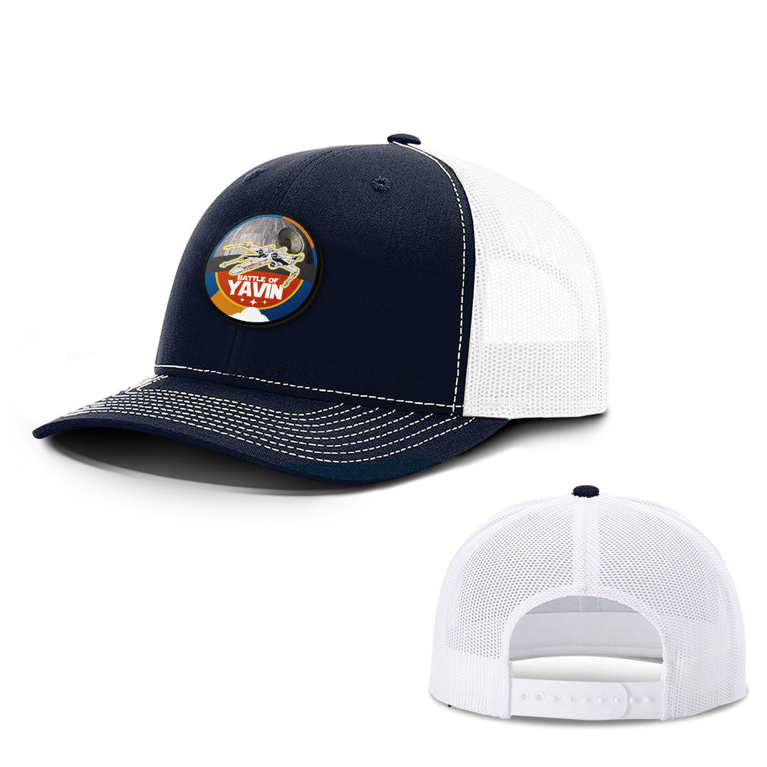 Battle of Yavin Patch Hats - BustedTees.com